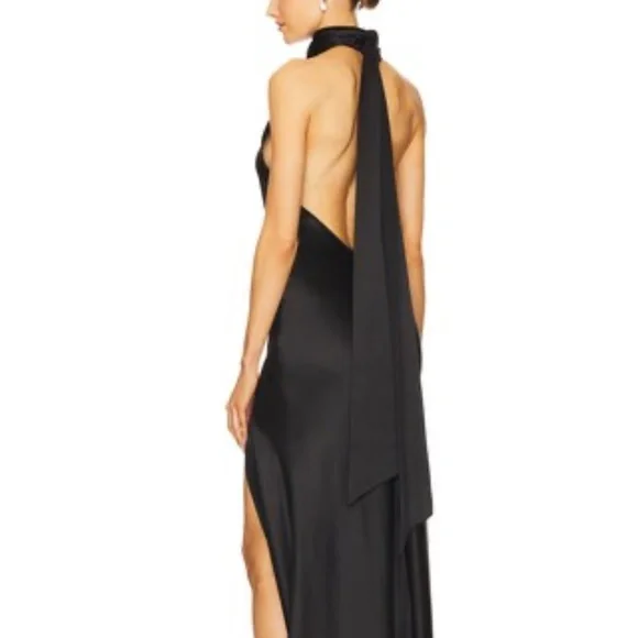 SAU LEE Penelope Gown in Black